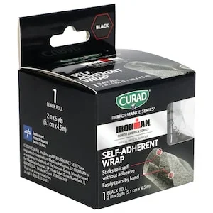 Curad Black Self-Adherent Wrap, 5-yd.