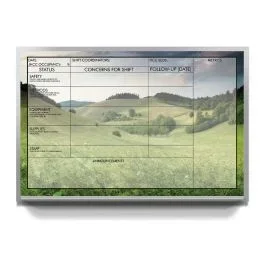 Custom Printed Hospital Staff Communication Dry Erase Boards