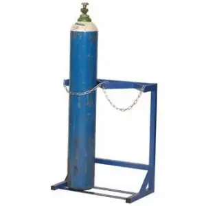 Cylinder Floor Rack – Single Sided – 3 Cylinders – Red