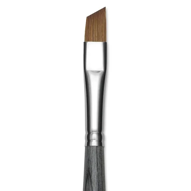 Da Vinci Colineo Synthetic Kolinsky Sable Brush – Slanted Edge, Size 8, Long Handle