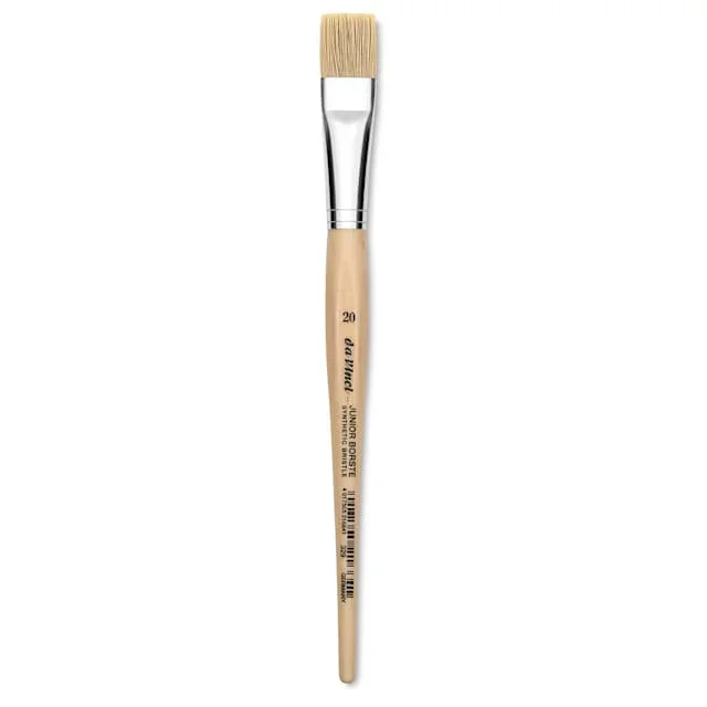 Da Vinci Junior Synthetic Bristle Brush – Flat, Size 20