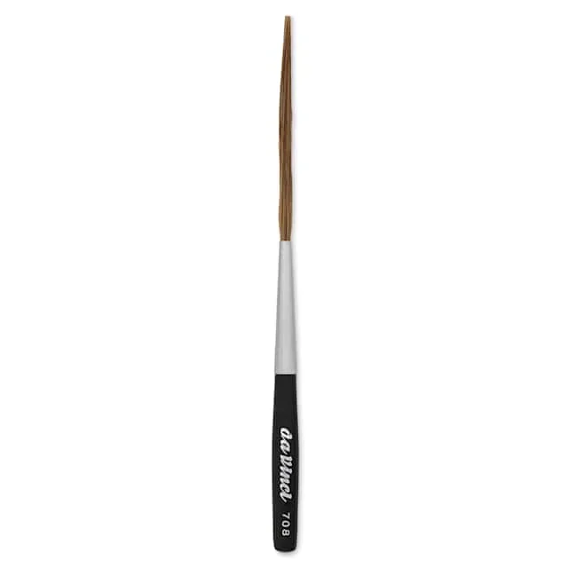 Da Vinci Scroll Striper Ox Hair Brush – Square Edge, Short Handle, Size 8