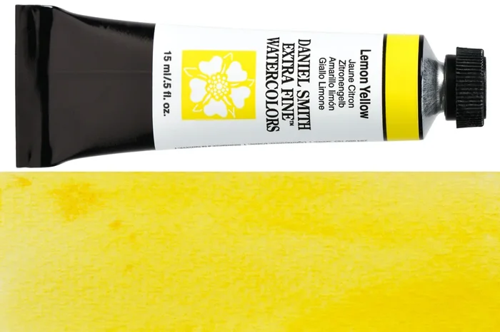Daniel Smith Extra Fine Watercolor, 15 mL, Lemon Yellow