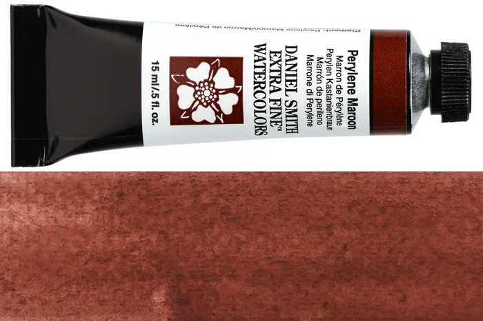 Daniel Smith Extra Fine Watercolor, 15 mL, Perylene Maroon