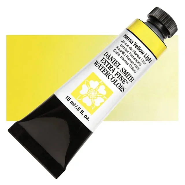 Daniel Smith Extra Fine Watercolor – Hansa Yellow Light, 15 ml Tube