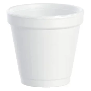Dart J-Style 4 Oz. White Styrofoam Drink Cups (1000-Case)