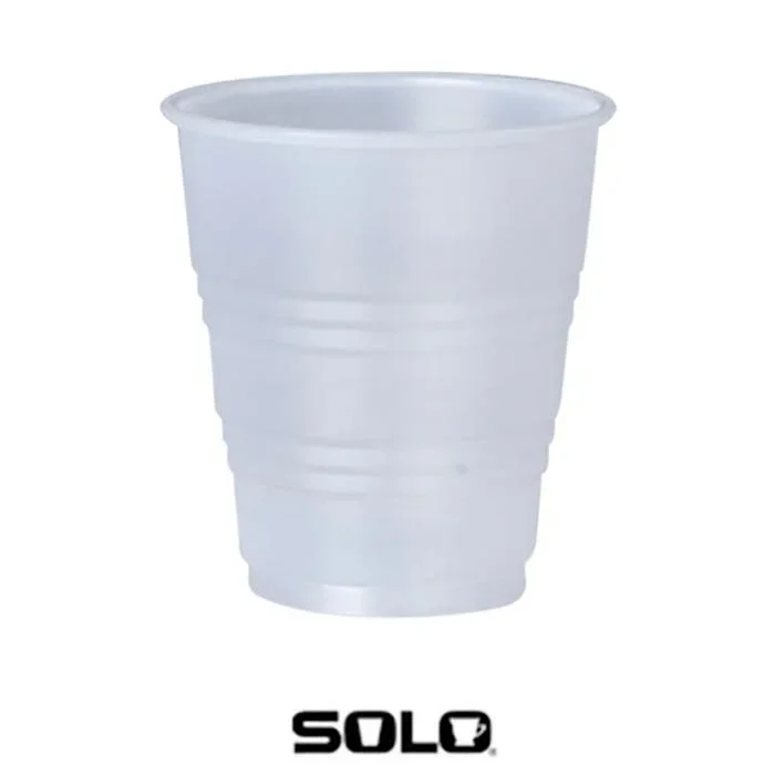 Dart Translucent Cups, 7 Ounces, Polystyrene, Clear, Pack of 2500