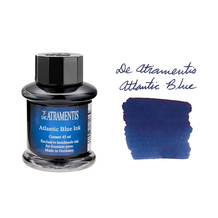 De Atramentis Atlantic Blue – 45ml Bottled Ink