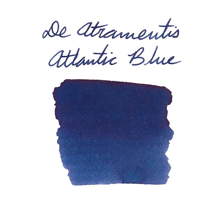 De Atramentis Atlantic Blue – Ink Sample