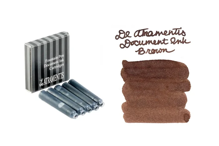 De Atramentis Document Ink Brown – Ink Cartridges