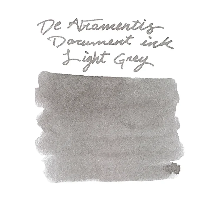 De Atramentis Document Ink Light Grey – Ink Sample