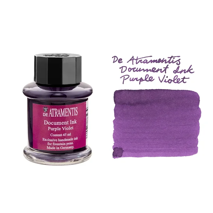 De Atramentis Document Ink Purple Violet – 45ml Bottled Ink