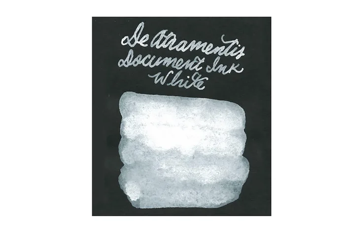 De Atramentis Document Ink White – Ink Sample