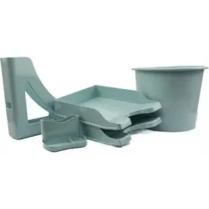 Deflecto Desk Accessory Starter Kit Peppermint – CP175YTPMT