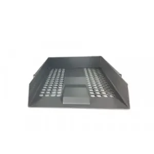 Deflecto Essentials Letter Tray Stackable A4/Foolscap Portrait Grey – CP043YTGRY