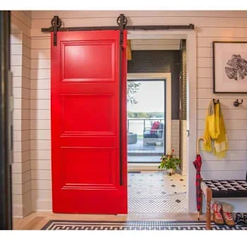 Delaney Hardware Barn Door 5000 Series 8ft Bs, Wagon Wheel