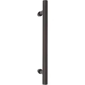 Delaney Hardware Barn Door Pull Handle Round Black