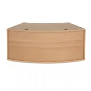 Denver reception 45 curved base unit 1800mm – beech