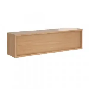 Denver reception straight top unit 1600mm – beech