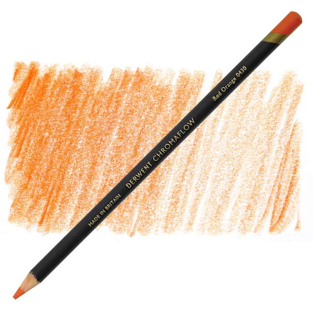 Derwent Chromaflow Colored Pencil – Red Orange