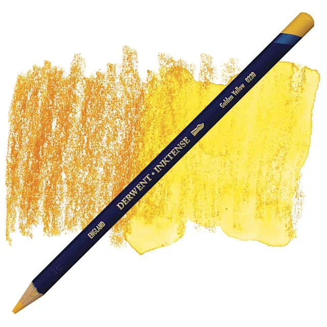 Derwent Inktense Pencil – Golden Yellow