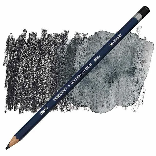 Derwent Watercolor Pencil – Ivory Black
