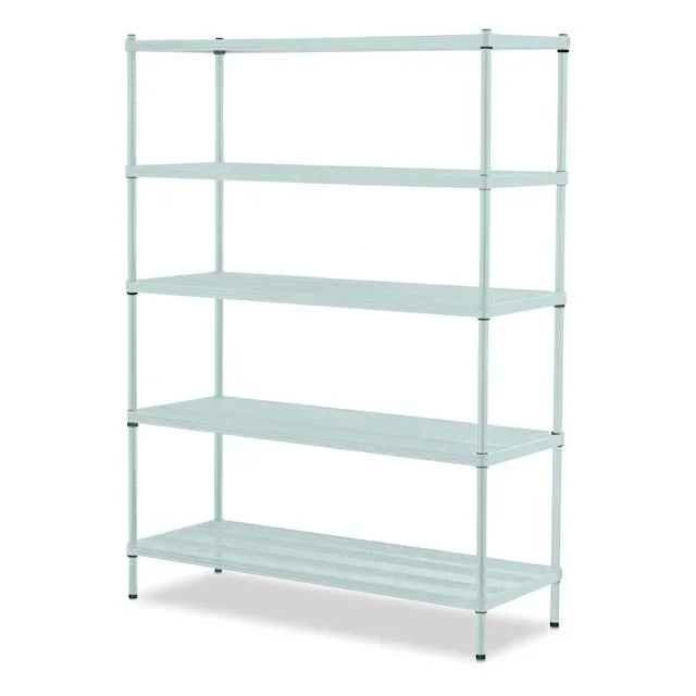 Design Ideas MeshWorks Shelving Units – Sage, 5-Tier
