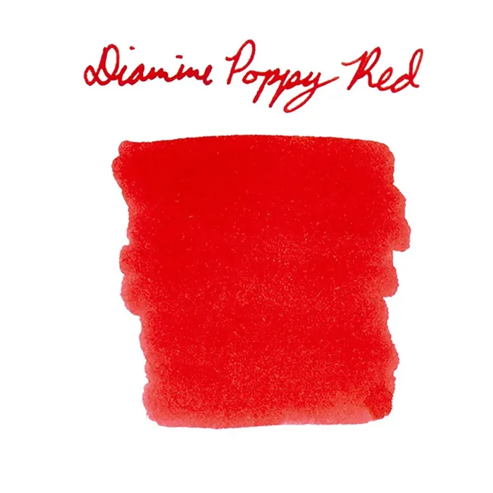 Diamine Poppy Red – Ink Sample