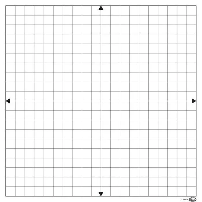Didax Demonstration Magnetic Dry-Erase Coordinate Grid