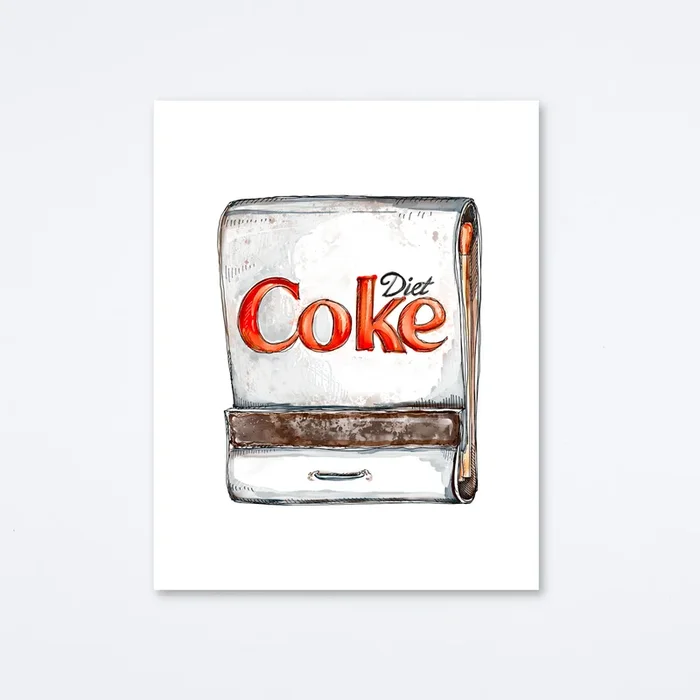 Diet Coke Art Print