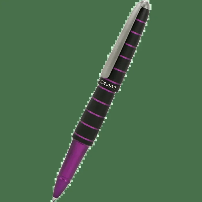 Diplomat Elox Ring Rollerball Pen – Purple