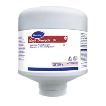 Diversey Suma Diverpak 9 Lb Dish Soap Powder For Hard Water Case Of 4