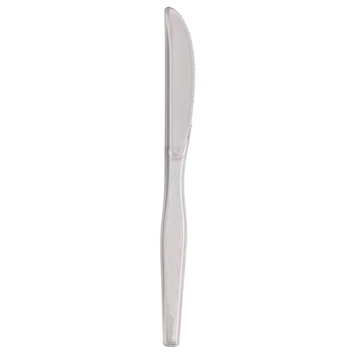 Dixie Heavyweight Plastic Knives, Clear, Pack of 1000
