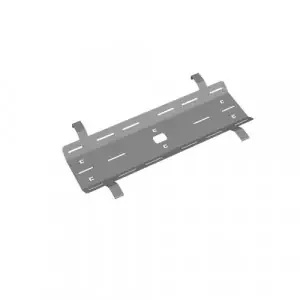 Double drop down cable tray & bracket for Adapt and Fuze desks 1200mm – silver