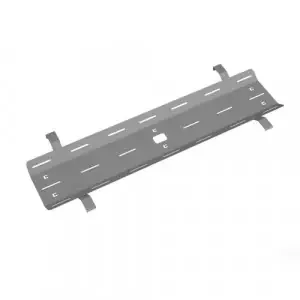 Double drop down cable tray & bracket for Adapt and Fuze desks 1600mm – silver