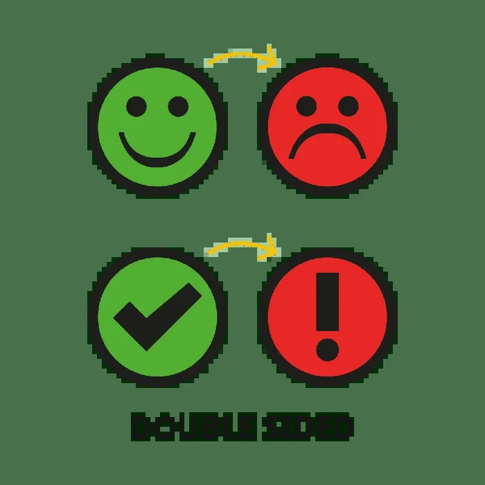 Double Sided Printed Magnet Faces (Pack of 5)