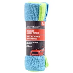 Driver’s Choice Microfiber Auto Cleaning Towels, 2-ct. Pack