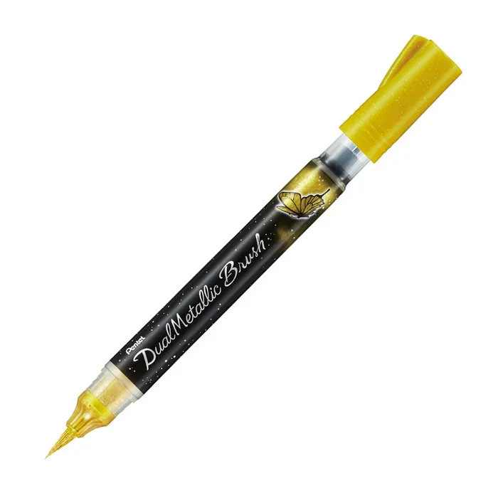 Dual Metallic Brush Metallic Gold