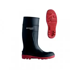 Dunlop Warwick Full Safety Wellington Black 08