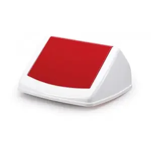 Durable 40L Square Flip Swing Lid Red – Strong Recycling Bin Lid – DURABIN