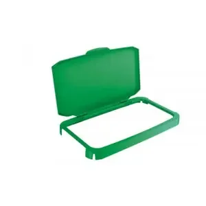 Durable 60L Hinged Bin Lid Green – Recycling Bin Lid – Food Safe – DURABIN
