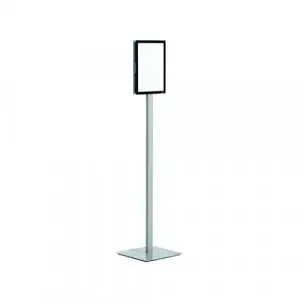 Durable Floorstand Info Stand Basic A4 Anthracite Grey 501257