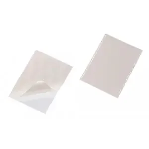 Durable POCKETFIX Self-Adhesive Clear Label Sleeve Pockets – 5 Pack – A5