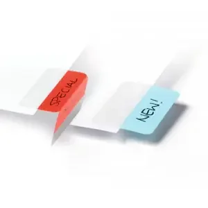 Durable QUICK TAB DUO Self-Adhesive Index Tabs Page Marker – 24 Pack – Assorted