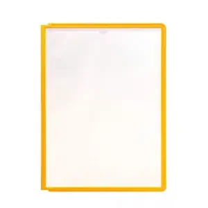 Durable SHERPA Replacement Display Panels – 5 Pack – A4 Yellow