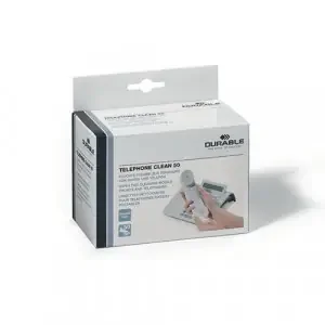 Durable Telephone Cleaning Wipes Biodegradable Individually Wrapped (Pack 50) – 578502