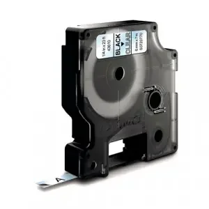 Dymo 43610 D1 LabelMaker Tape 6mm x 7m Black on Clear S0720770