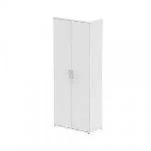 Dynamic Impulse W800 x D400 x H2000mm 4 Shelf Cupboard White Finish – S00012