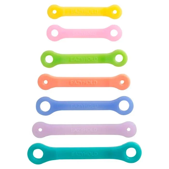 EazyHold Therapist/Teacher Silicone Straps, Pack of 7