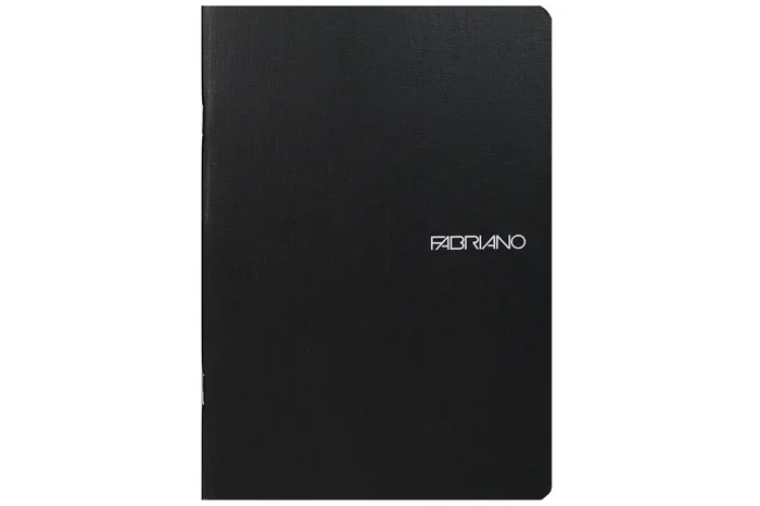 Ecoqua Original Staple-Bound Notebook, A5, Black